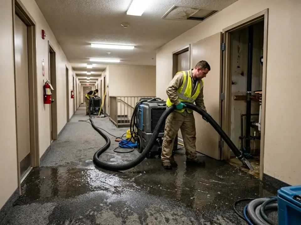 multi-unit-apartment-hallway-f-005 — frequently asked questions, Emergency Burst Pipe Water Extraction & Removal in Attlebor…